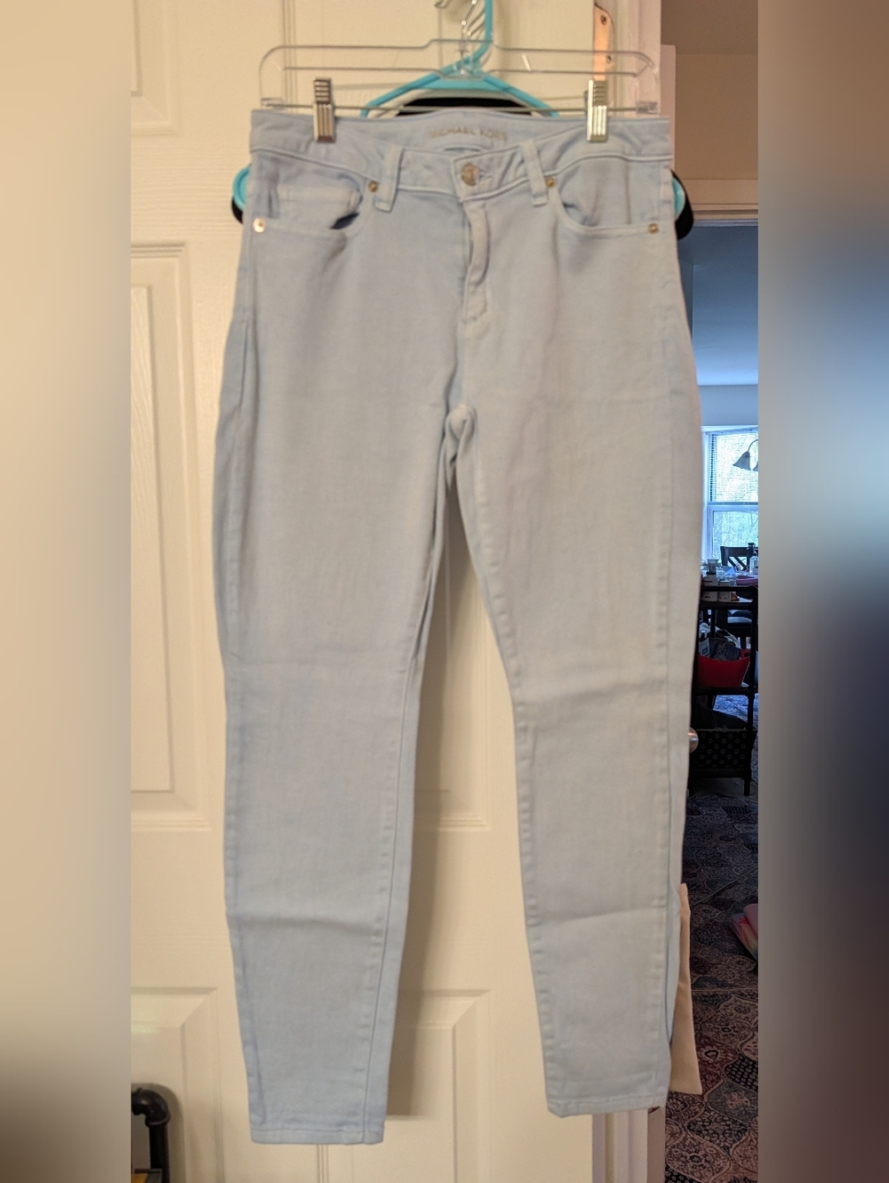 Michael Kors Light Blue Skinny Jeans